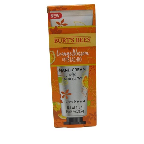 Burt's Bees Orange Blossom + Pistachio Hand Cream With Shea Butter 1oz. (New)